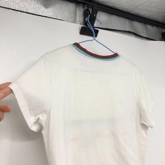 Ted Baker Kathlin Tutti Frutti Print Cotton T-shirt tropical Toucan bird print S - Picture 8 of 16